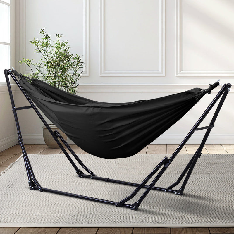 Ainfox 2 in 1 Portable Hammock Bed Camping Chair with Stand Included