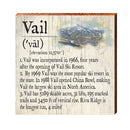 Vail Definition | Real Wood Art Print