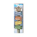 Beaver Creek Snow Mountain Directional | Real Wood Art Print