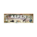 Aspen Fly Fishing | Real Wood Art Print