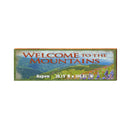 Welcome to the Mountains Aspen | Real Wood Art Print