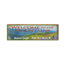 Welcome to the Mountains Beaver Creek | Real Wood Art Print