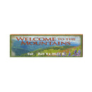 Welcome to the Mountains Vail | Real Wood Art Print