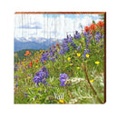 Wild Flowers Vail | Real Wood Art Print