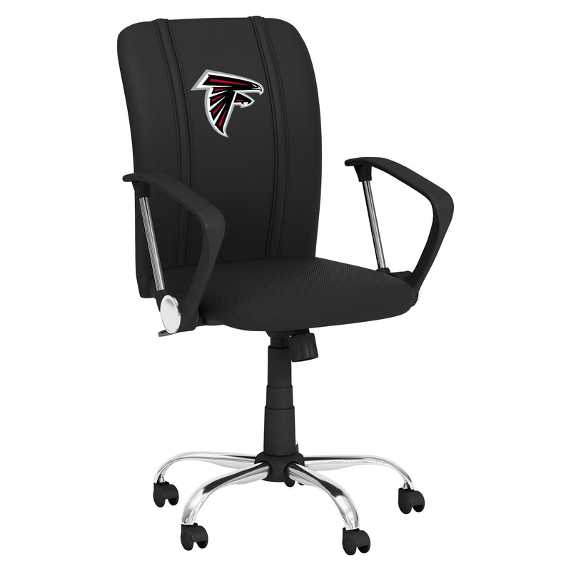 Curve Task Chair with Atlanta Falcons Primary Logo