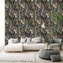 Large Exotic Leaves Wallpaper