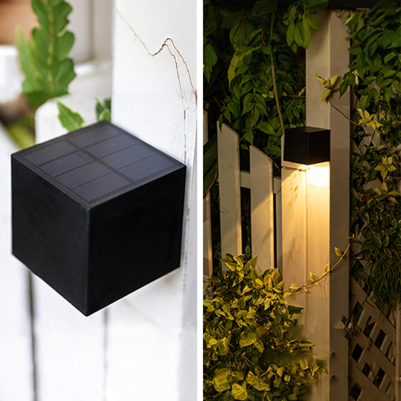 2-Pack Solar Powered Oudoor Landscape Wall Lights