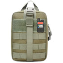 Ham Radio Go Bag with Tear-Away Velcro Back - Molle Compatible, Multi-Pocket Design for Radios, Cables, and Gear