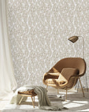 Fashionable Beige Pattern Wallpaper Smart High-Quality