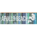 Apollo Beach Mermaid Coastal Blue | Wall Art Print on Real Wood