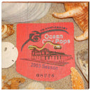 Ocean City, New Jersey 2003 Beach Tag Art | Wall Art Print on Real Wood