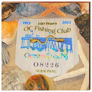 Ocean City, New Jersey 2013 Beach Tag Art Wooden Sign | Wall Art Print on Real Wood