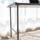 RESTORE Boulder Black Solid Wood Desk Tabletop