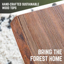 RESTORE Sunset Cedar Solid Wood Desk Tabletop