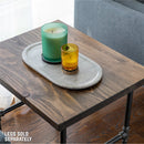 RESTORE Trail Brown Solid Wood End Tabletop