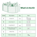 17'' Tall Olle Gardens 12-in-1 Raised Bed, in Cobalt Blue