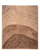 OMBRÉ – Custom Made Shearling and Cowhide Rug