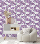 Violet Palms Wallpaper