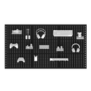 Wall Mounted Gaming Pegboards 4Pcs Set