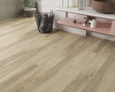 SPC Vinyl Rigid Core 7" Width 60" RL, 8mm Thick, 2mm IXPE  Oasis Natural Bellator Floors - Mazzia Collection Product shoot profile view