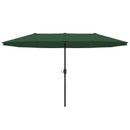 Ainfox 13ft Large Patio Umbrella, Outdoor Double-Sided Rectangle Market Heavy Duty Umbrellas without Base
