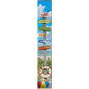 Florida Keys Beach Directional OUT2 | Wall Art Print on Real Wood