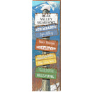 Bear Valley Ski Resort OUT3 | Wall Art Print on Real Wood