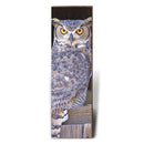 Horned Owl Staredown | Wall Art Print on Real Wood