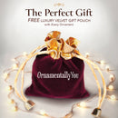 Lovely Family Quote Christmas Ornament