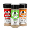 SALE CLOSE DATED | Oh Yeah Trio | Includes Mild, Spicy, and Hot Spices | Oh Yeah Spices