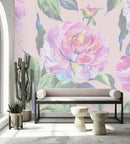 Light Peonies Wallpaper