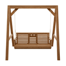 Amish Casual Console Porch Swing with A-Frame Stand