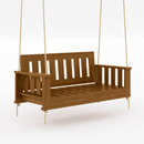 Amish Casual Rockford Daybed Swing Package with Included Cushions, Sofa, Oak Stain