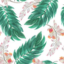 Contemporary Plant's Leaves Wallpaper Chic