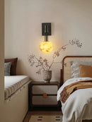 Obra Spherical Alabaster Wall Lamp