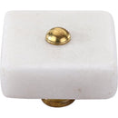 Mascot Hardware 1-1/2 in. Square Marble Drawer Cabinet Knob