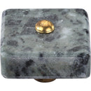 Mascot Hardware 1-1/2 in. Square Marble Drawer Cabinet Knob