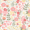 Elegant Pink Flowers Wallpaper Chic