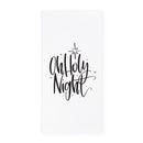 Oh Holy Night Christmas Kitchen Tea Towel