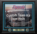 Houston Oilers Throwback Custom NFL Football 16x20 Picture Frame Kit (Multiple Colors)