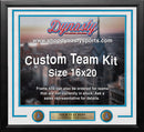 Houston Oilers Throwback Custom NFL Football 16x20 Picture Frame Kit (Multiple Colors)
