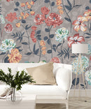 Modish Floral Contemporary Wallpaper