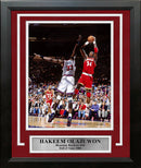 Hakeem Olajuwon in Action Houston Rockets 8" x 10" Framed Basketball Photo