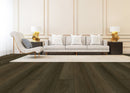 Olive Oak 7.1"x48" Waterproof Click Lock 20MIL Wearlayer Luxury Vinyl Plank Flooring - Dekorman Collection sofa view
