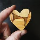 Olive & Gold Hearts