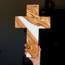 Holy Land Olive & Resin Wall Crosses