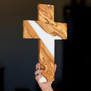 Holy Land Olive & Resin Wall Crosses