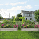 17" Tall, 12-in-1  Raised Garden Bed in Ivory