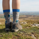 On Top Of The World Funny Novelty Socks with Nude Figure | Unisex