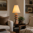Ondelle Sculpted Wood Table Lamp